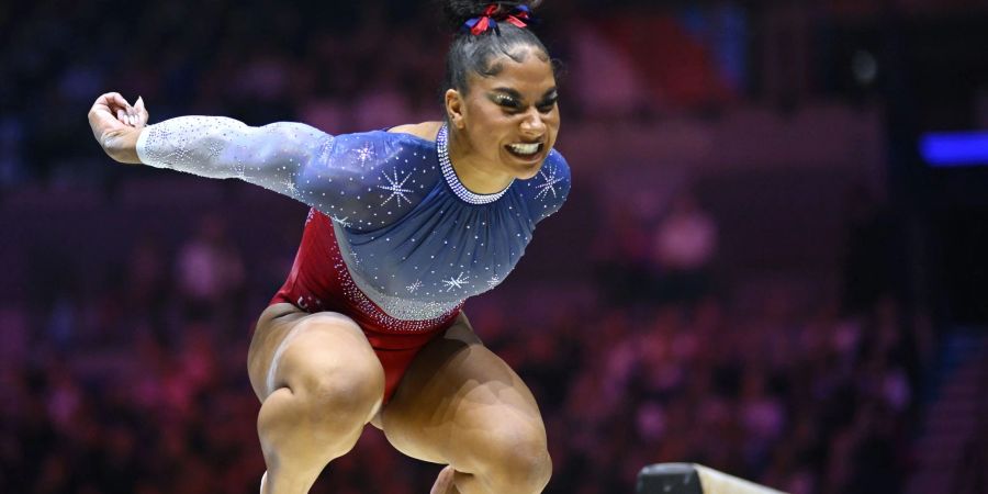 Die US-Turnerinnen um Jordan Chiles gewannen wieder den WM-Titel.