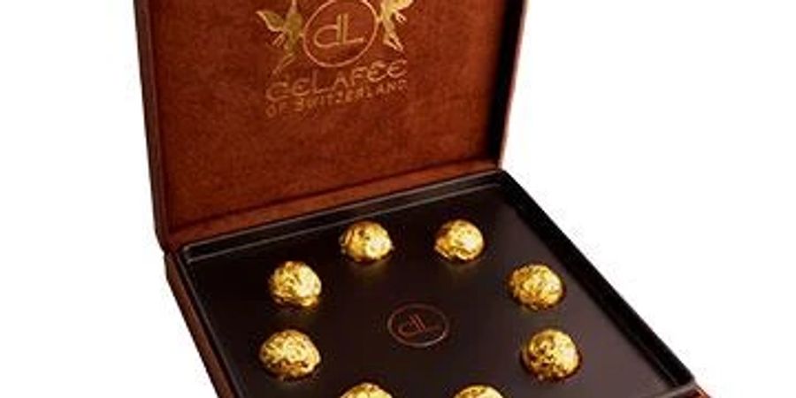 Gold Chocolate Box von DeLafée