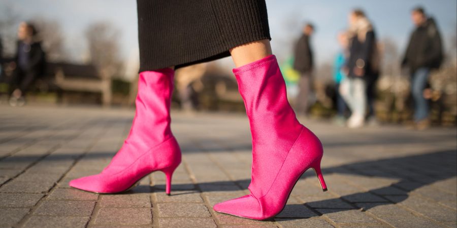 Stiefeletten in Pink