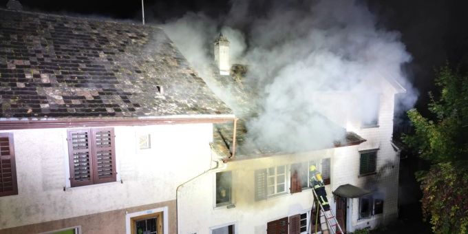 Beim Brand wurde niemand verletzt. Weinfelden Brand