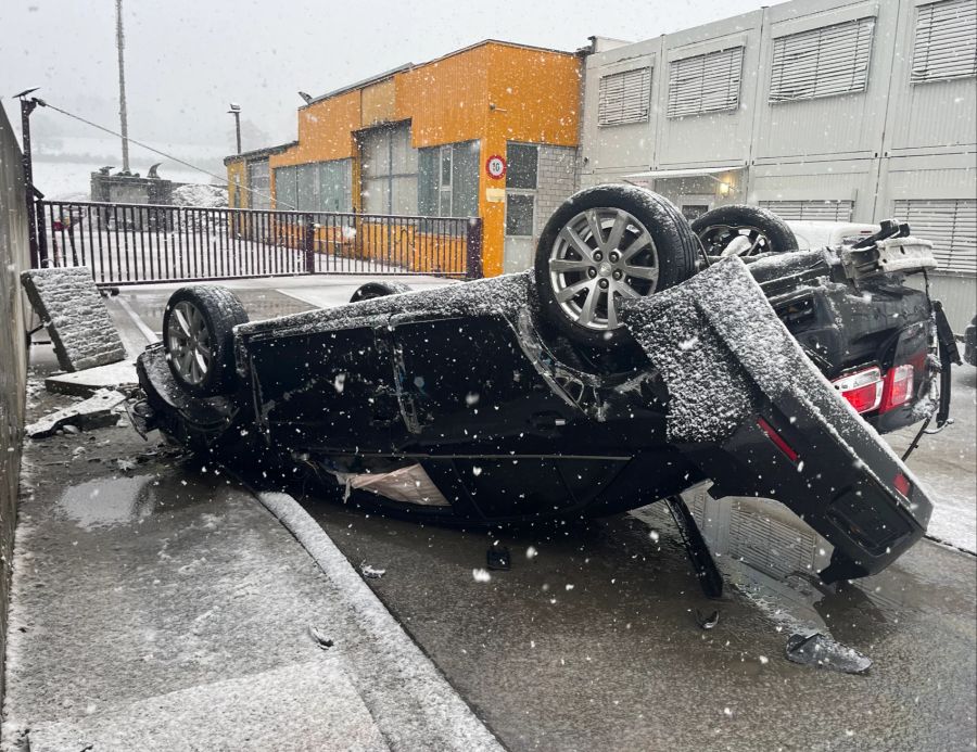 Unfall in Beromünster.