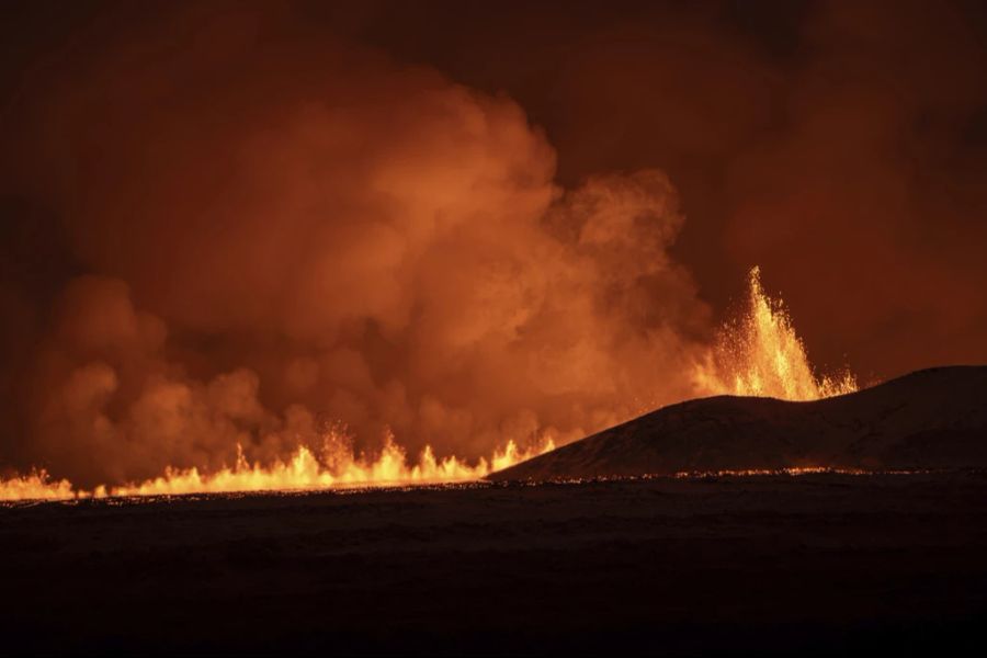 Die Eruption könnte bis zu zehn Tage dauern.