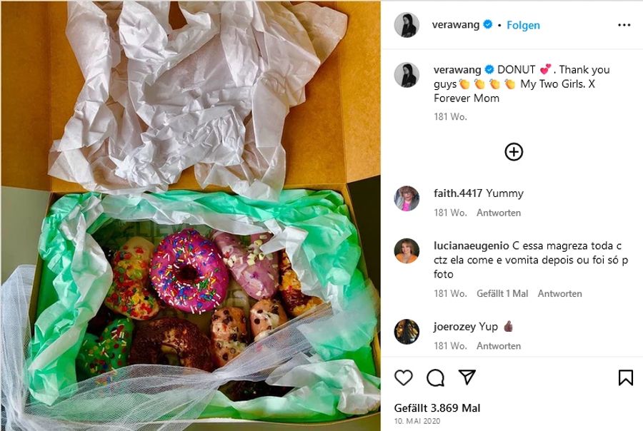 Vera Wang liebt Donuts.