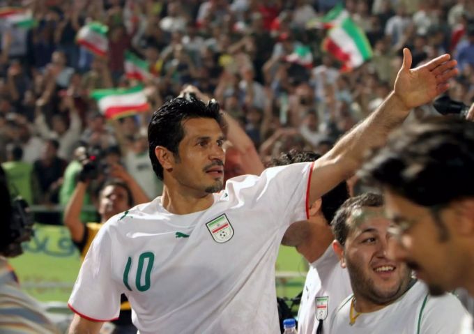Der Iraner Ali Daei erzielte 109 Tore für sein Land. ali daei