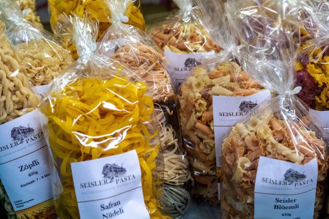 Seisler Pasta im Dorfladen.