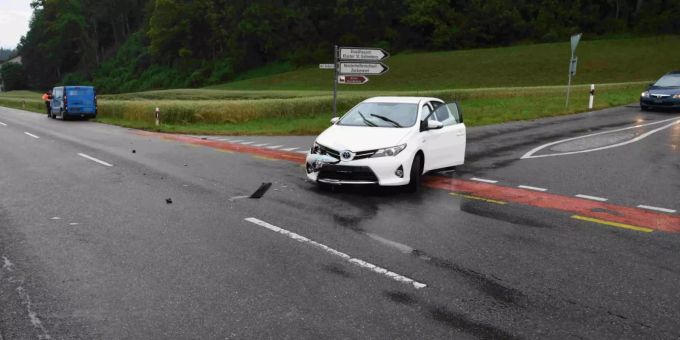 Unfall beim Einbiegen in Oberbüren.