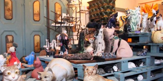 Bösenbrunn - Katzenkunst im Rittergut Bösenbrunn