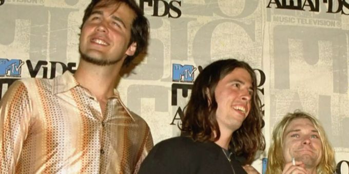 Ein altes Bild der Band Nirvana. Nirvana