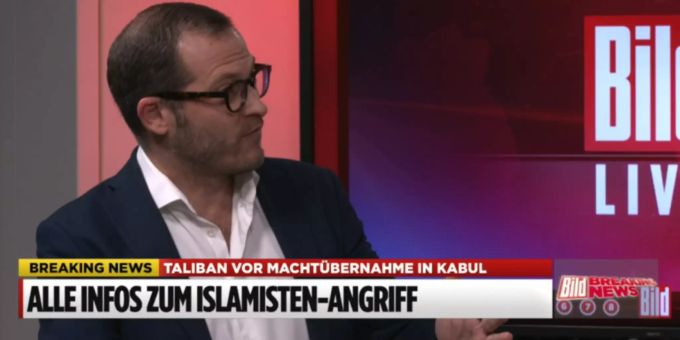 Bild-Chef Julian Reichelt spricht über die Taliban und die Lage in Afghanistan. taliban