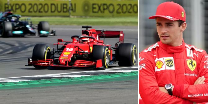 Ferrari Charles Leclerc Silverstone