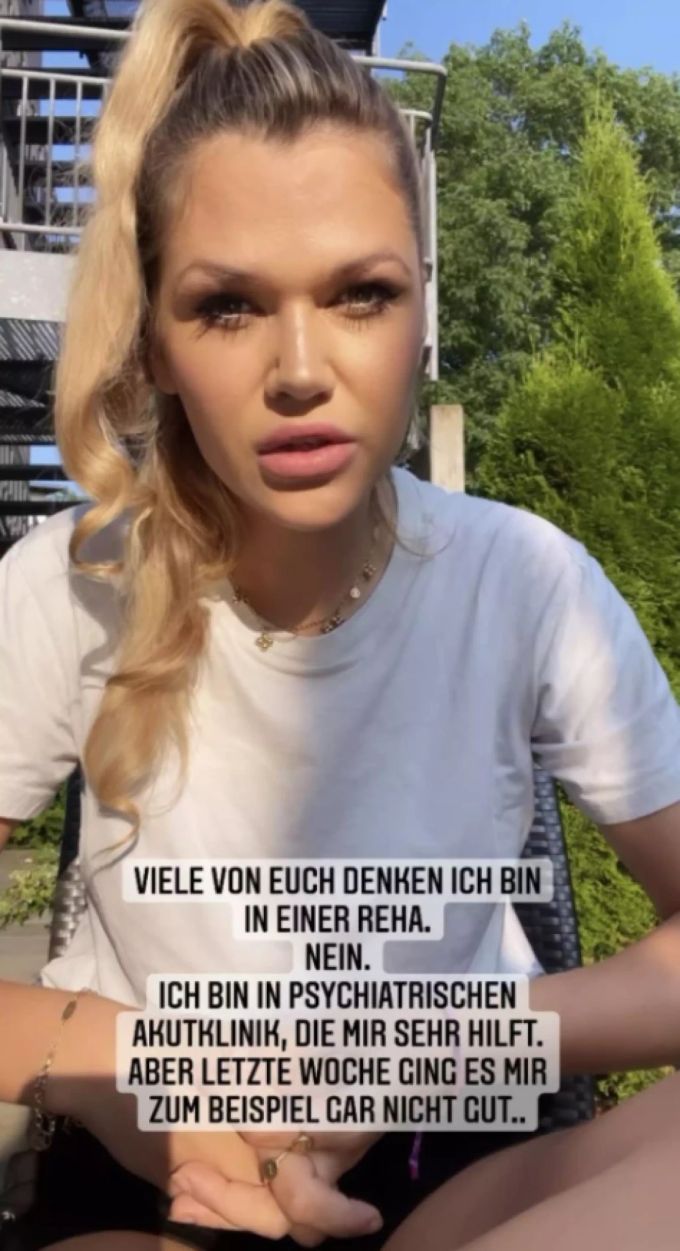 Sara Kulka befindet sich derzeit in einer Akutklinik. Sara Kulka