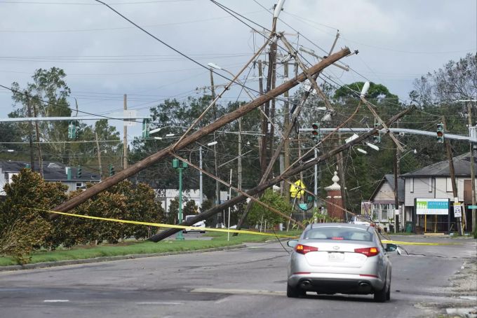 Schäden nach dem Sturm «Ida» im US-Bundesstaat Louisiana. APTOPIX Tropical Weather Atlantic