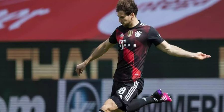 Der FC Bayern München will mit Leon Goretzka verlängern. Foto: Tom Weller/dpa