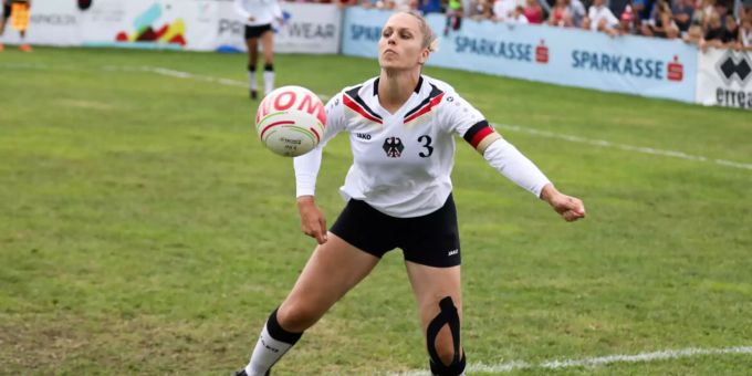 Deutschland kürt sich im Faustball bei den Frauen zum siebten Mal zum Weltmeister. faustball