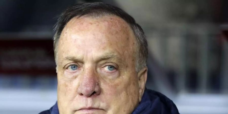 Wird neuer Nationaltrainer im Irak: Dick Advocaat. Foto: Sergei Grits/AP/dpa