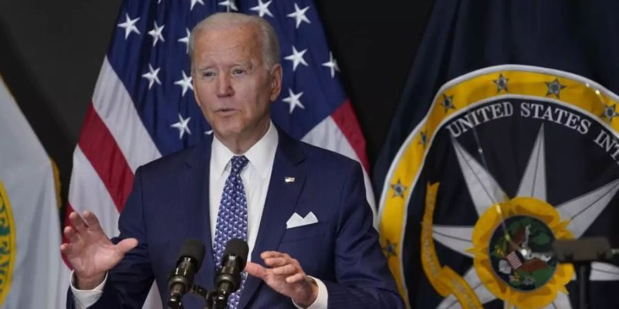 «Wir haben gesehen, wie Cyber-Bedrohungen, einschliesslich Ransomware-Angriffen, zunehmend in der Lage sind, Schäden und Störungen in der realen Welt zu verursachen»: US-Präsident Joe Biden. Foto: Susan Walsh/AP/dpa