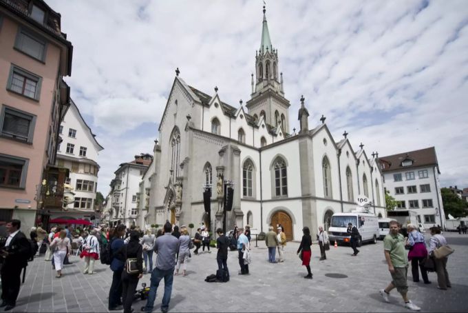 Die Kirche St. Laurenzen auf einer Aufnahme aus dem Jahr 2012. Kirche st. Laurenzen