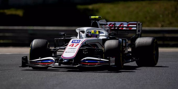 Mick Schumacher (Haas F1) beim Ungarn-GP der Formel 1. Mick Schumacher Formel 1