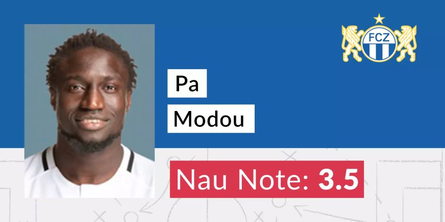 Die Nau-Note von Pa Modou.