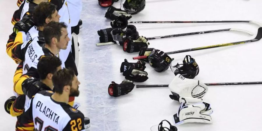 Das DEB-Team spielt bei der WM nun gegen Tschechien. Foto: Jussi Nukari/Lehtikuva