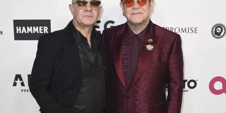 Elton John und Bernie Taupin arbeiten seit mehr als 50 Jahren zusammen. Foto: Jordan Strauss/Invision/AP