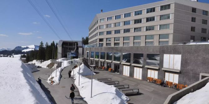 Säntis Schwebebahn Lawine Juni