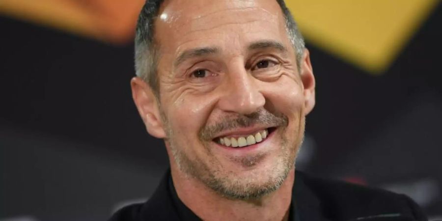 Zuversichtlich: Eintracht-Coach Adi Hütter. Foto: Arne Dedert