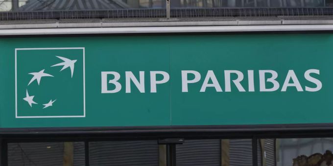 Das Logo der französischen Grossbank BNP Paribas. BNP Paribas