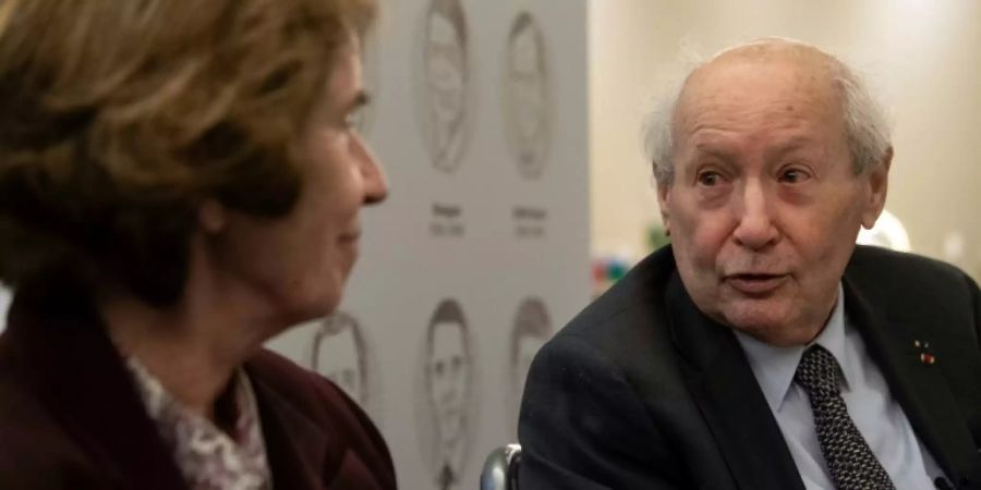 Beate und Serge Klarsfeld am 29. April in Washington