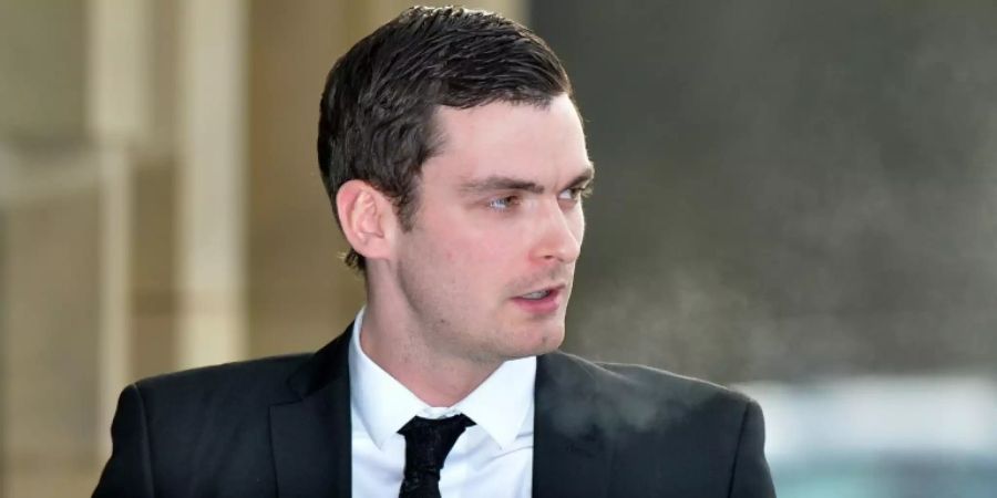 Adam Johnson 2016 bei seinem Prozess