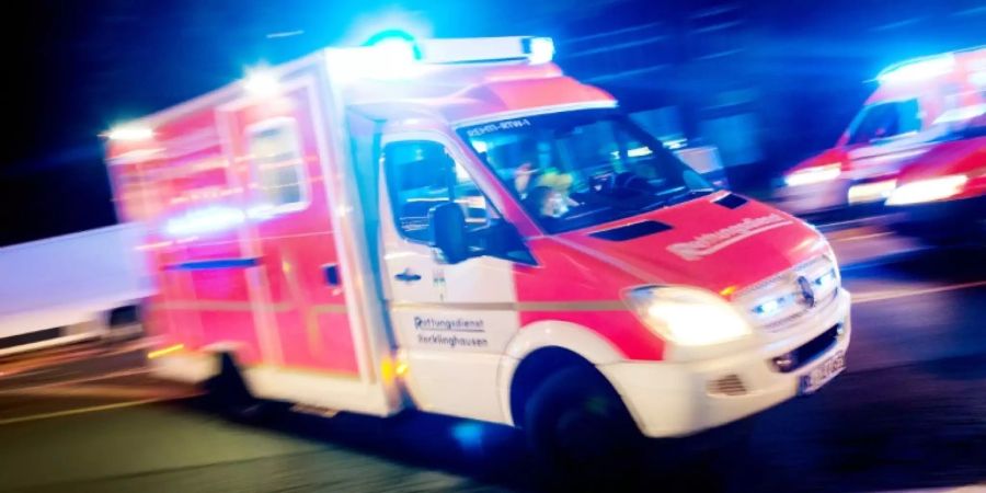 Rettungswagen im Einsatz