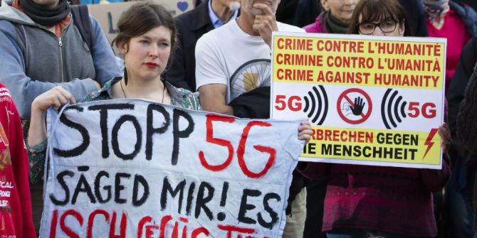 5G Widerstand Protest Bern