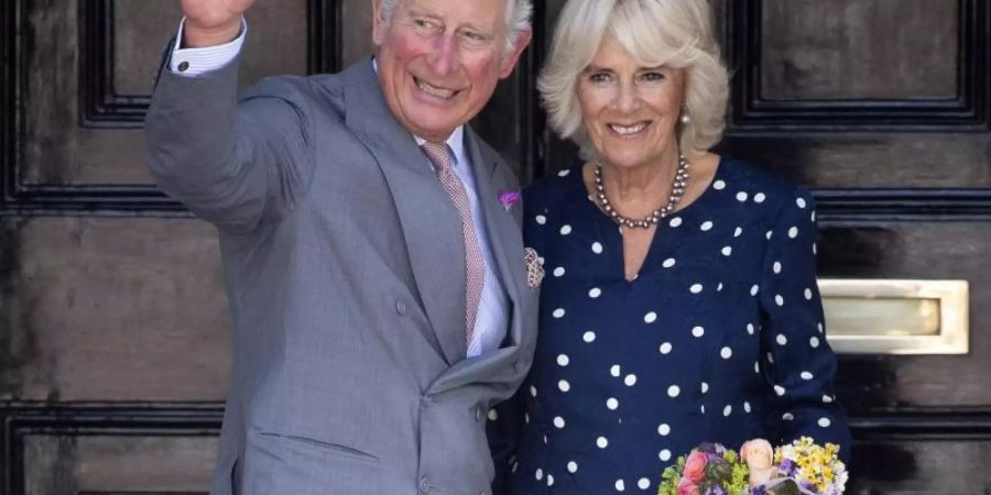 Der britische Prinz Charles und seine Frau Camilla, Herzogin von Cornwall, haben sich in Deutschland angesagt. Foto: Will Oliver/EPA/Keystone