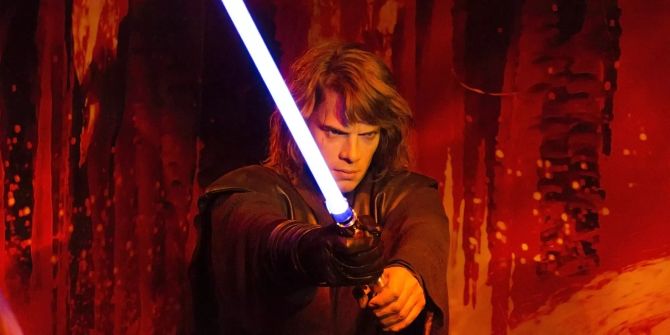 Anakin Skywalker Schwert Rot