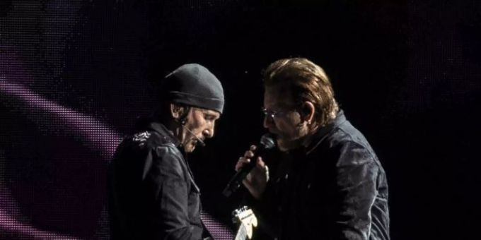 U2 The Edge und Bono U2 The Edge und Bono