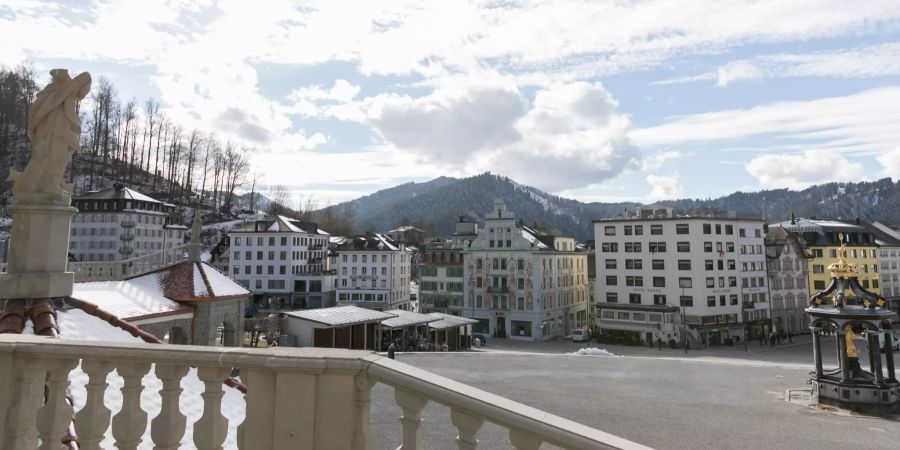 Die Altstadt von Einsiedeln.