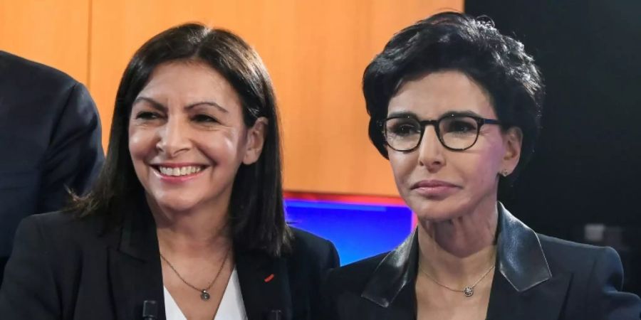 Ringen um den Bürgermeister-Sessel in Paris: Amtsinhaberin Hidalgo (li.) und Rivalin Dati