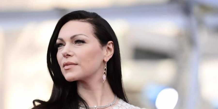 Laura Prepon freut sich über ihr Babay. Foto: Paul Buck/EPA/dpa