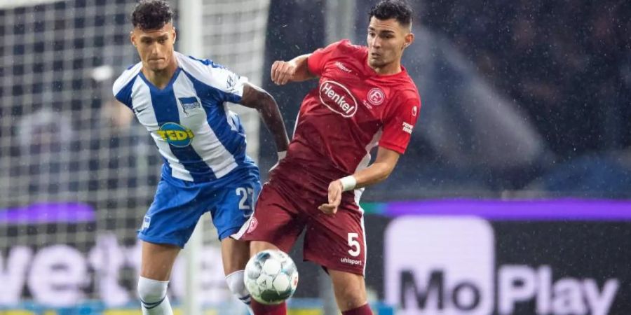 Zum Auftakt des 24. Spieltages der Fussball-Bundesliga tritt Hertha BSC bei Fortuna Düsseldorf an. Foto: Soeren Stache/dpa-Zentralbild/dpa