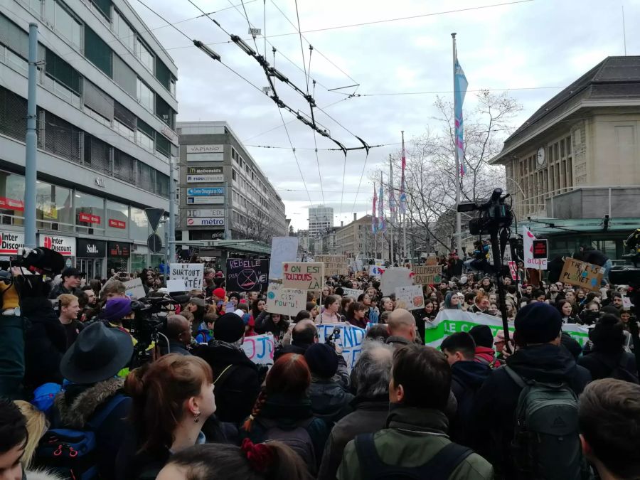 Anlass ist das Jubiläum des Klimastreik.