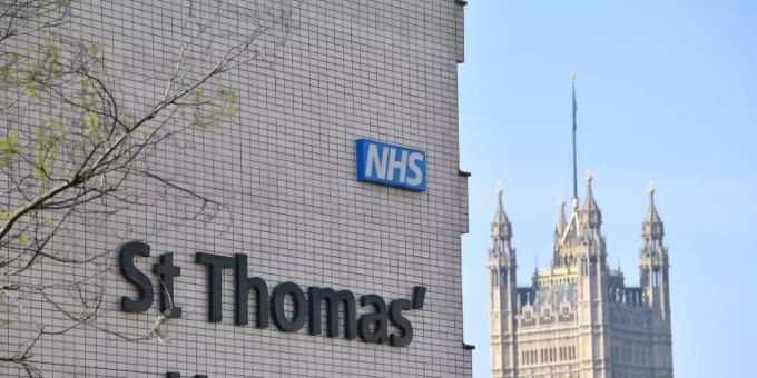 Das Londoner Krankenhaus Saint Thomas Das Londoner Krankenhaus Saint Thomas