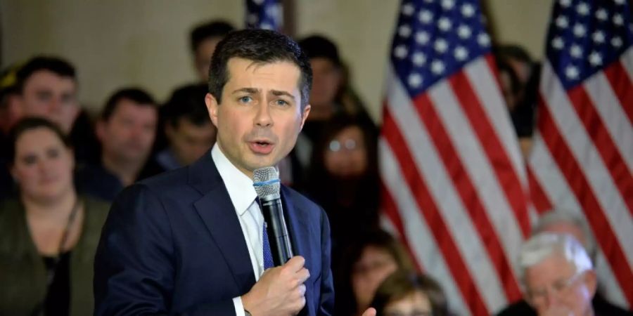 Der US-Präsidentschaftsbewerber Pete Buttigieg