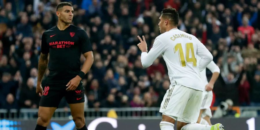 Der Brasilianer Casemiro avancierte mit zwei Toren zum Matchwinner.