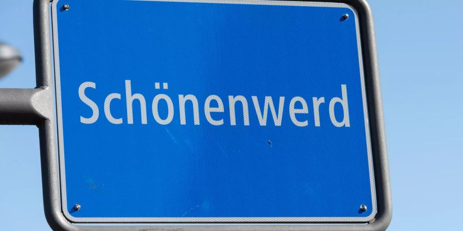 Ortsschild von Schönenwerd.