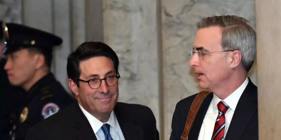 Trump-Anwälte Sekulow (l.) und Cipollone