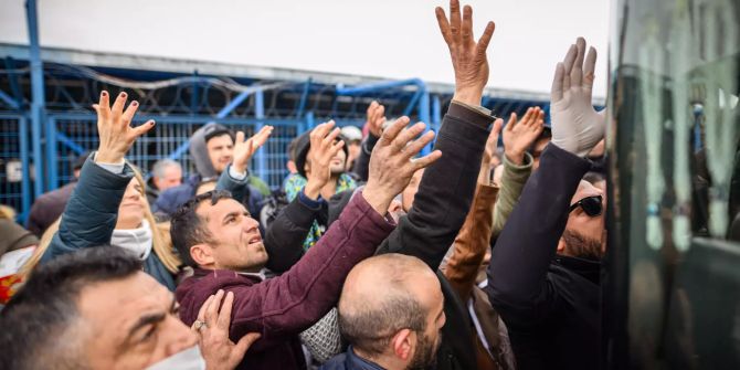 Migranten griechisch-türkische Grenze