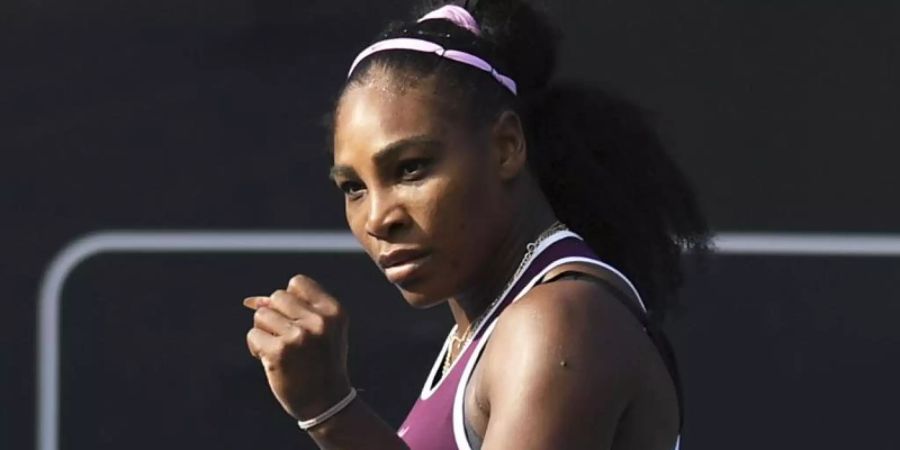 Startet wieder im Fed-Cup für die USA: Serena Williams. Foto: Andrew Cornaga/Photosport/AP/dpa