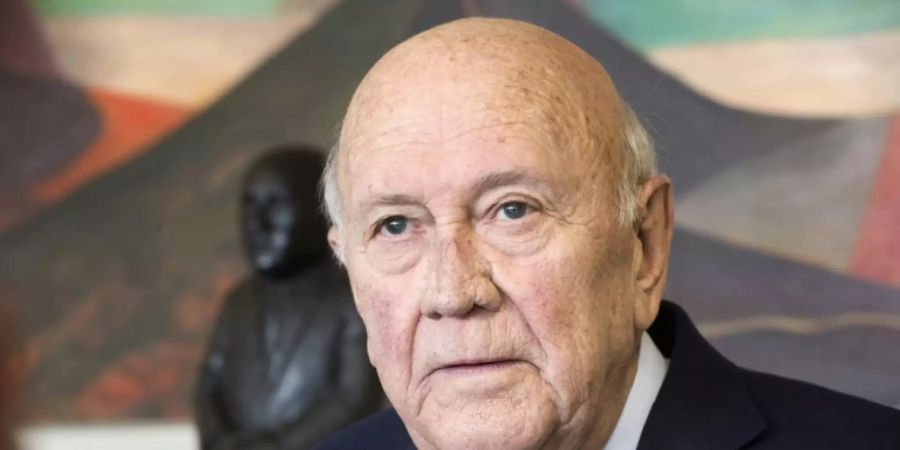 De Klerk war der letzte weisse Präsident Südafrikas