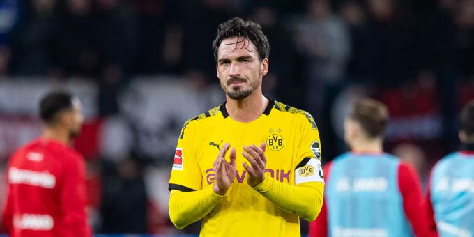 Mats Hummels vom BVB gibt sich hoffnungsvoll. BVB
