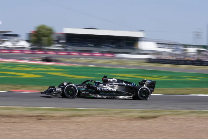 George Russell (Mercedes) beim Grossbritannien-GP der Formel 1. Mercedes Formel 1 Silverstone